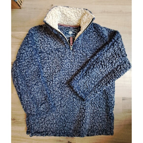 Live Oak Brand Other - NWOT Live Oak Boys Fleece Sherpa Sweatshirt Size Youth M Sweater Navy Pullover